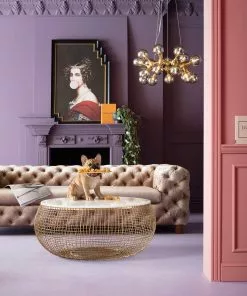 Kare Design Atomic Balls Riippuvalaisin, Messinki Ø74cm -Huonekalu kauppa lampa wiszaca atomic balls 74x130 cm zlota klosze szklane przydymione 10 scaled