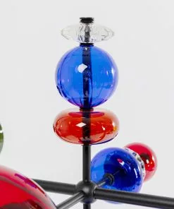 Kare Design Mazzo Otto Riippuvalaisin 105cm -Huonekalu kauppa lampa wiszaca awangardowa klosze szklane kolorowe 105x56 cm 10