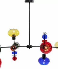 Kare Design Mazzo Otto Riippuvalaisin 105cm -Huonekalu kauppa lampa wiszaca awangardowa klosze szklane kolorowe 105x56 cm 3