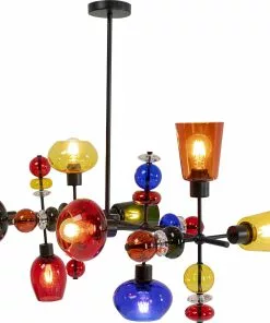 Kare Design Mazzo Otto Riippuvalaisin 105cm -Huonekalu kauppa lampa wiszaca awangardowa klosze szklane kolorowe 105x56 cm 5