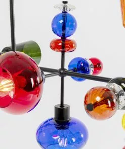 Kare Design Mazzo Otto Riippuvalaisin 105cm -Huonekalu kauppa lampa wiszaca awangardowa klosze szklane kolorowe 105x56 cm 8