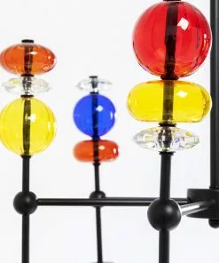 Kare Design Mazzo Sei Riippuvalaisin Ø61cm -Huonekalu kauppa lampa wiszaca awangardowa klosze szklane kolorowe 61x88 cm 5