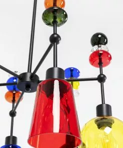 Kare Design Mazzo Sei Riippuvalaisin Ø61cm -Huonekalu kauppa lampa wiszaca awangardowa klosze szklane kolorowe 61x88 cm 7