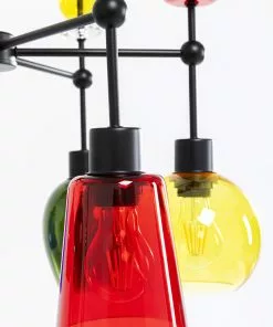 Kare Design Mazzo Sei Riippuvalaisin Ø61cm -Huonekalu kauppa lampa wiszaca awangardowa klosze szklane kolorowe 61x88 cm 8