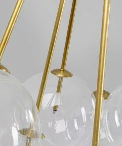 Kare Design Ballooning Riippuvalaisin 10 Kare Design Ballooning Riippuvalaisin -Huonekalu kauppa lampa wiszaca ballooning 66x95 cm zlota klosze transparentne 4