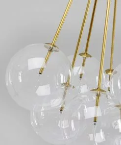 Kare Design Ballooning Riippuvalaisin 11 Kare Design Ballooning Riippuvalaisin -Huonekalu kauppa lampa wiszaca ballooning 66x95 cm zlota klosze transparentne 5