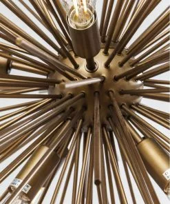 Kare Design Beam Riippuvalaisin, Messinki Ø72cm -Huonekalu kauppa lampa wiszaca beam 72x72 cm mosiezna 3