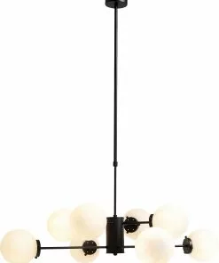Kare Design Heavenly Riippuvalaisin Musta Ø98cm -Huonekalu kauppa lampa wiszaca bolla o98 cm czarna klosze szklane 2