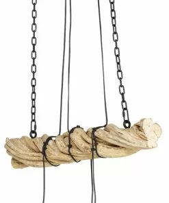 Kare Design Branch Riippuvalaisin 70cm -Huonekalu kauppa lampa wiszaca branch 70 cm czarno naturalna 5