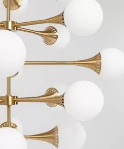 Kare Design Bulb Fiction 20 Riippuvalaisin Messinki Ø102cm -Huonekalu kauppa lampa wiszaca bulb fiction 20l o102 cm zlota 3