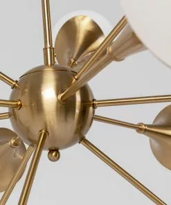 Kare Design Bulb Fiction 12 Riippuvalaisin Messinki Ø102cm -Huonekalu kauppa lampa wiszaca bulb fiction o102x64 cm zlota 5