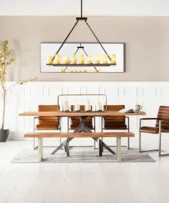 Kare Design Candle Light Riippuvalaisin 20-polttimoa -Huonekalu kauppa lampa wiszaca candle light 20 lite 125x175 cm czarna 4