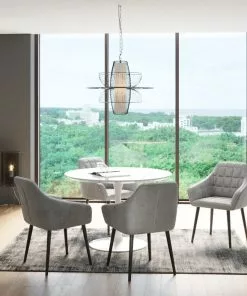 Kare Design Cappello Opposto Riippuvalaisin, Musta -Huonekalu kauppa lampa wiszaca cappello opposto 80x59 cm czarna 8