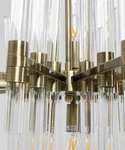 Kare Design Carisma Riippuvalaisin Ø60cm -Huonekalu kauppa lampa wiszaca carisma o60x58 cm zlota dekoracje transparentne 4