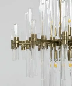 Kare Design Carisma Riippuvalaisin Ø60cm -Huonekalu kauppa lampa wiszaca carisma o60x58 cm zlota dekoracje transparentne 5