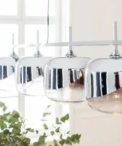 Kare Design Chrome Goblet Quattro Riippuvalaisin, Kromi Ø25cm -Huonekalu kauppa lampa wiszaca chrome goblet quattro 115x142 cm 12