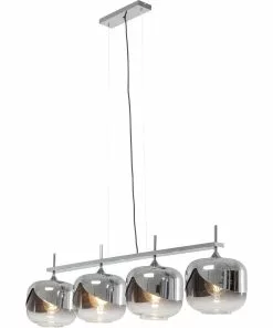 Kare Design Chrome Goblet Quattro Riippuvalaisin, Kromi Ø25cm -Huonekalu kauppa lampa wiszaca chrome goblet quattro 115x142 cm 2
