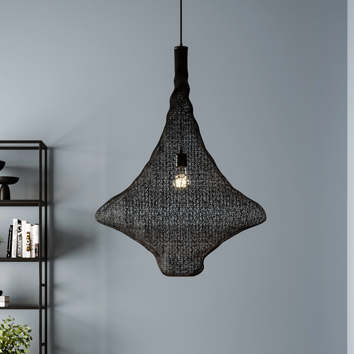 Kare Design Cocoon Pöytävalaisin, Musta Ø89cm 3 Kare Design Cocoon Pöytävalaisin, Musta Ø89cm