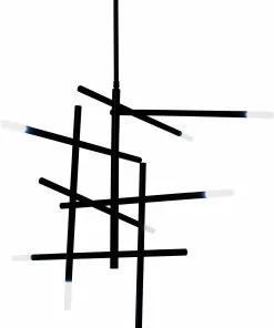 Kare Design Sticks Riippuvalaisin Musta -Huonekalu kauppa lampa wiszaca czarna do salonu g9 125x170 cm 3