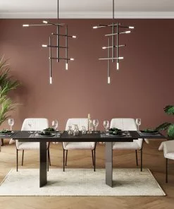 Kare Design Sticks Riippuvalaisin Musta -Huonekalu kauppa lampa wiszaca czarna do salonu g9 125x170 cm 7