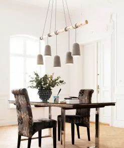 Kare Design Dining Concrete Cinque Riippuvalaisin -Huonekalu kauppa lampa wiszaca dining concrete 160 cm 12