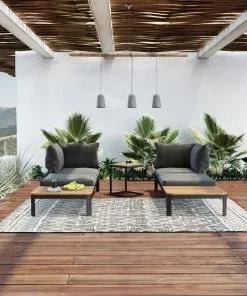 Kare Design Dining Concrete Black Tre Riippuvalaisin -Huonekalu kauppa lampa wiszaca dining concrete tre 120x120 cm czarna 14