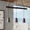 Kare Design Dining Concrete Black Tre Riippuvalaisin 1 Kare Design Dining Concrete Black Tre Riippuvalaisin -Huonekalu kauppa lampa wiszaca dining concrete tre 120x120 cm czarna 16