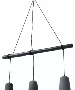 Kare Design Dining Concrete Black Tre Riippuvalaisin -Huonekalu kauppa lampa wiszaca dining concrete tre 120x120 cm czarna 3
