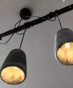 Kare Design Dining Concrete Black Tre Riippuvalaisin -Huonekalu kauppa lampa wiszaca dining concrete tre 120x120 cm czarna 9