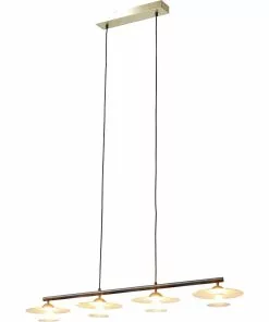 Kare Design Disc Dining Quattro Riippuvalaisin -Huonekalu kauppa lampa wiszaca disc dining quattro 112x150 cm zlota 8