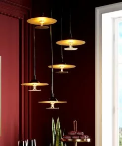 Kare Design Disc Spiral Cinque Riippuvalaisin -Huonekalu kauppa lampa wiszaca disc spiral cinque 40x140 cm 10