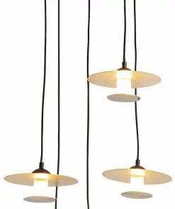 Kare Design Disc Spiral Cinque Riippuvalaisin -Huonekalu kauppa lampa wiszaca disc spiral cinque 40x140 cm 15