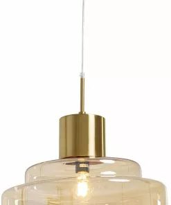 Kare Design Eliza Riippuvalaisin Ø45cm -Huonekalu kauppa lampa wiszaca eliza o45 cm zlota klosz szklany 3