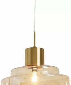 Kare Design Eliza Riippuvalaisin Ø45cm -Huonekalu kauppa lampa wiszaca eliza o45 cm zlota klosz szklany 4