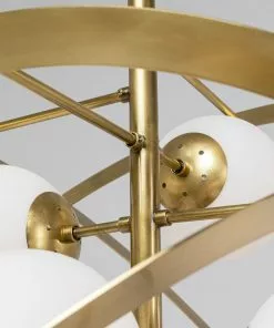 Kare Design Galaxia Riippuvalaisin 87cm -Huonekalu kauppa lampa wiszaca galaxia 87x86 139 cm zlota klosze biale 5