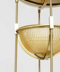 Kare Design Global Basket Riippuvalaisin Ø52cm -Huonekalu kauppa lampa wiszaca global basket o52x123 cm zlota 4