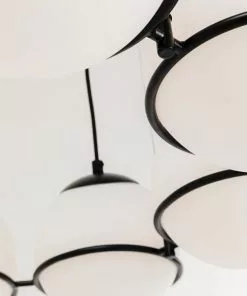 Kare Design Globes Black Riippuvalaisin Ø71cm -Huonekalu kauppa lampa wiszaca globes o71x130 cm czarna klosze szklane 3