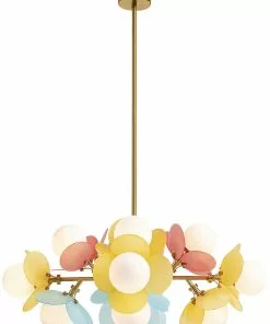Kare Design Globo Colourful Riippuvalaisin Ø75cm -Huonekalu kauppa lampa wiszaca globo 75x75 cm kolorowa 3