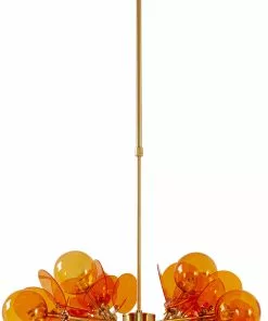 Kare Design Globo Amber Riippuvalaisin79cm -Huonekalu kauppa lampa wiszaca globo 79x75 cm bursztynowa 3