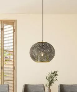 Kare Design Grato Riippuvalaisin Ø45cm -Huonekalu kauppa lampa wiszaca grato o45 cm czarno zlota 10