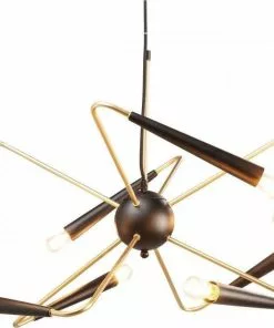 Kare Design Harlekin Riippuvalaisin -Huonekalu kauppa lampa wiszaca harlekin 78x210 cm czarno zlota 3