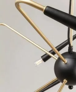 Kare Design Harlekin Riippuvalaisin -Huonekalu kauppa lampa wiszaca harlekin 78x210 cm czarno zlota 4