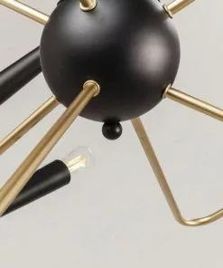 Kare Design Harlekin Riippuvalaisin -Huonekalu kauppa lampa wiszaca harlekin 78x210 cm czarno zlota 7