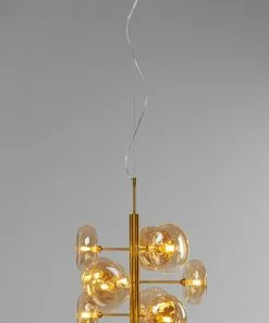 Kare Design Headlight Riippuvalaisin Messinki -Huonekalu kauppa lampa wiszaca headlight 53x61 cm zlota 3