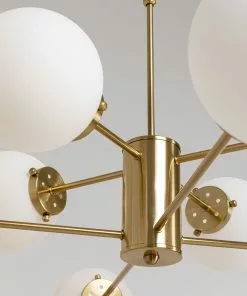 Kare Design Heavenly Riippuvalaisin Kulta Ø98cm -Huonekalu kauppa lampa wiszaca heavenly o98 cm zlota klosze biale 7