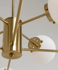 Kare Design Heavenly Riippuvalaisin Kulta Ø98cm -Huonekalu kauppa lampa wiszaca heavenly o98 cm zlota klosze biale 8