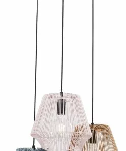 Kare Design Ischia Spiral Tre Riippuvalaisin -Huonekalu kauppa lampa wiszaca ischia dining spiral 53x105 cm 1