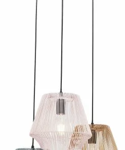 Kare Design Ischia Spiral Tre Riippuvalaisin -Huonekalu kauppa lampa wiszaca ischia dining spiral 53x105 cm 2