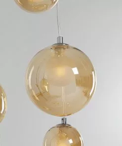 Kare Design Symphony Amber Riippuvalaisin -Huonekalu kauppa lampa wiszaca klosze szklane bursztynowe 12xg9 200 cm 5