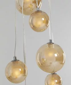 Kare Design Symphony Amber Riippuvalaisin -Huonekalu kauppa lampa wiszaca klosze szklane bursztynowe 12xg9 200 cm 6